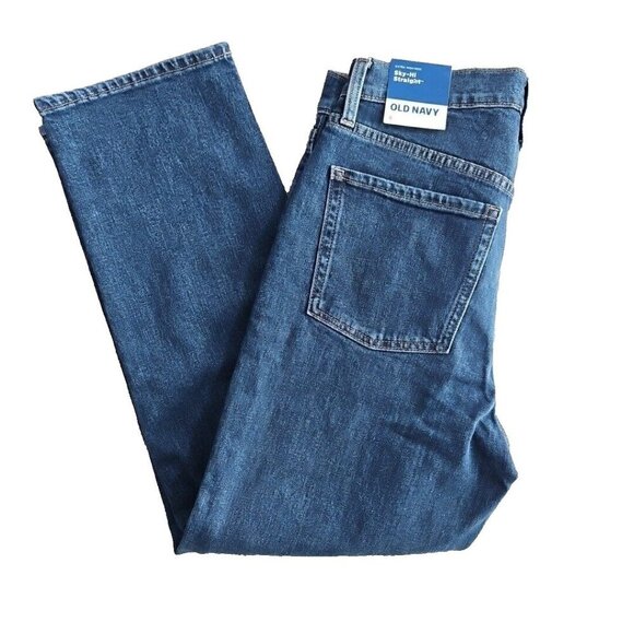 Old Navy Jeans Women's Size 6 (29x27) NWT High-Rise Straight Medium Wash Stretch - Picture 15 of 16